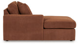 Modmax 6-Piece Sectional with Ottoman in Spice - PKG020735