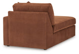 Modmax 6-Piece Sectional with Ottoman in Spice - PKG020736