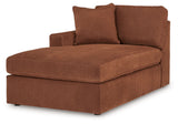 Modmax 6-Piece Sectional with Ottoman in Spice - PKG020738