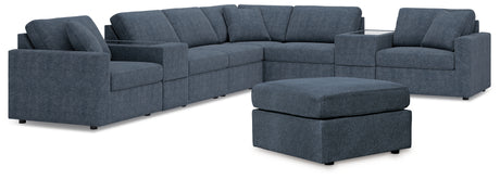 Modmax 8-Piece Sectional with Ottoman in Ink - PKG020669