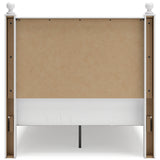 Mollviney Full Panel Headboard with Mirrored Dresser and Chest in White from Ashley - Luna Furniture