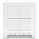 Mollviney Full Panel Headboard with Mirrored Dresser and Nightstand in White from Ashley - Luna Furniture