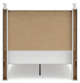 Mollviney Full Panel Storage Bed with Dresser and Nightstand in White - PKG020132