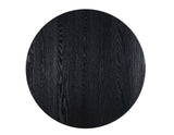 Molly 48-inch Round Dining Table, Black - MY4848TK