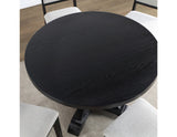 Molly 48-inch Round Dining Table, Black - MY4848TK