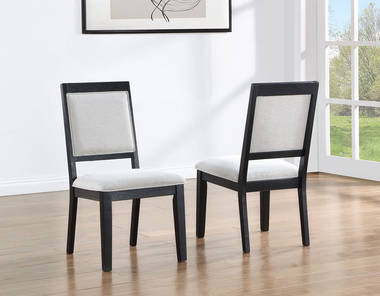 Molly 5-Piece 48-inch Round Dining Set(Table & 4 Side Chairs) from Steve Silver - Luna Furniture