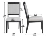 Molly Side Chair, Black from Steve Silver - Luna Furniture