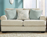 Monaghan Sandstone Loveseat from Ashley - Luna Furniture