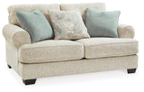 Monaghan Sandstone Loveseat from Ashley - Luna Furniture