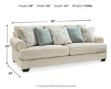 Monaghan Sandstone Sofa from Ashley - Luna Furniture