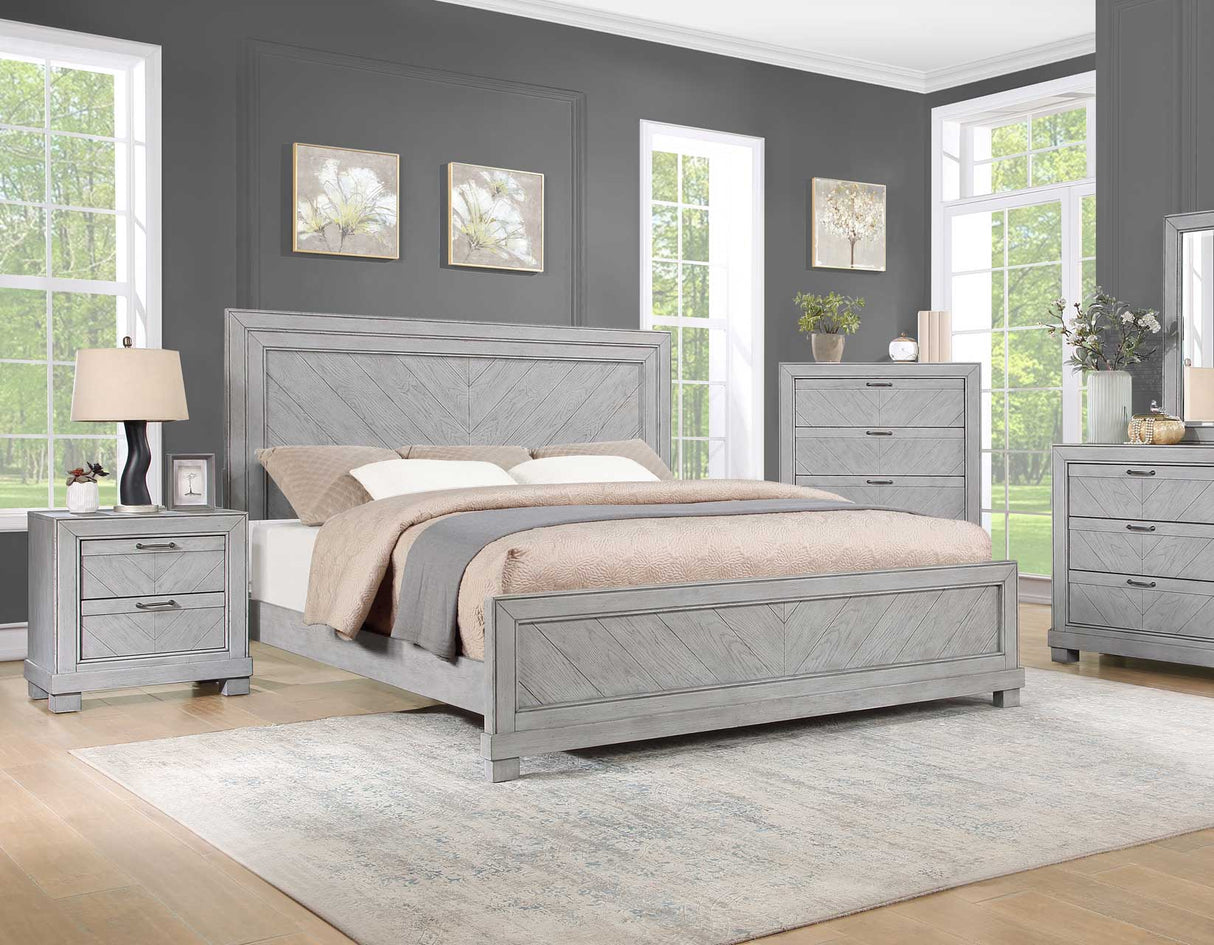 Montana 4-Piece King Bedroom Set(King Bed/NS/Dresser/Mir) from Steve Silver - Luna Furniture