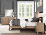 Montana 4-Piece King Set, Sand(King Bed, Nightstand, Dresser and Mirror) from Steve Silver - Luna Furniture