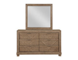 Montana 4-Piece King Set, Sand(King Bed, Nightstand, Dresser and Mirror) from Steve Silver - Luna Furniture