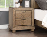 Montana 4-Piece King Set, Sand(King Bed, Nightstand, Dresser and Mirror) from Steve Silver - Luna Furniture