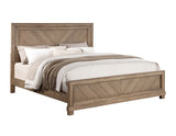 Montana 4-Piece King Set, Sand(King Bed, Nightstand, Dresser and Mirror) from Steve Silver - Luna Furniture