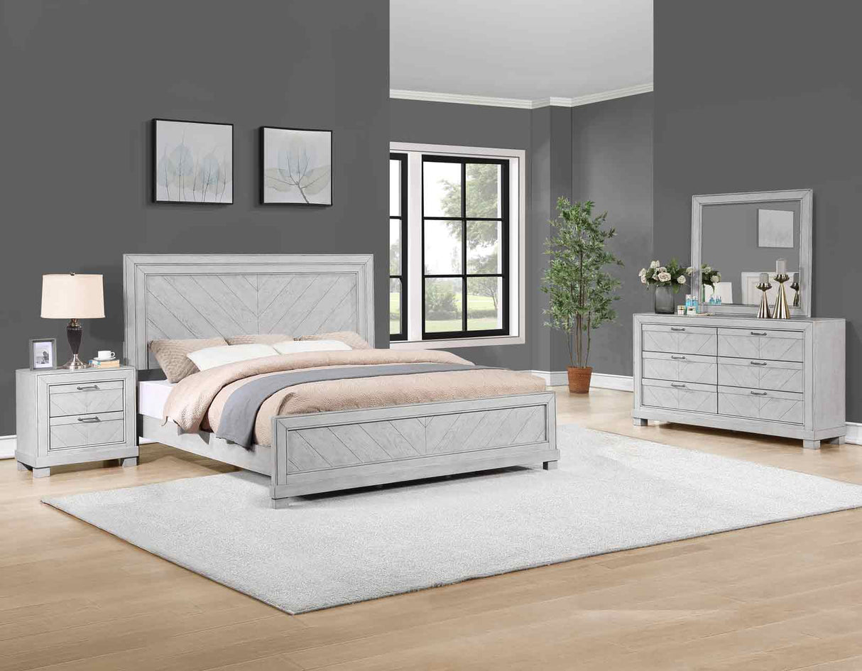 Montana 4-Piece Queen Set(Queen Bed, Nightstand, Dresser and Mirror) from Steve Silver - Luna Furniture