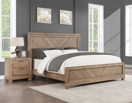 Montana King Bed, Sand - SET | MON900KHBS | MON900KFBS | MON900SRS