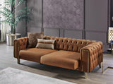 Montego Love Seat (Dark Brick)2 Pieces - 15-MNT-202317-02-0