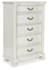 Montelaine Antique White Chest of Drawers - B795-46