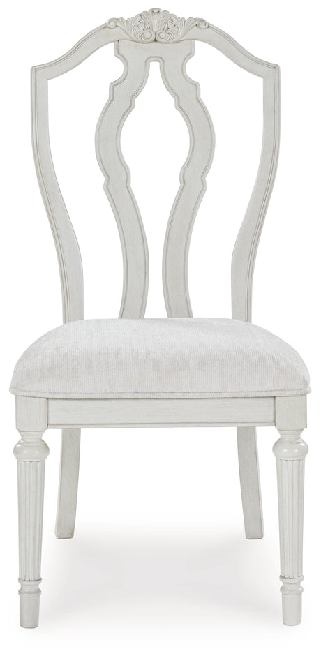 Montelaine Antique White Dining Chair, Set of 2 - D795-01