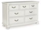 Montelaine Antique White Dresser - B795-31