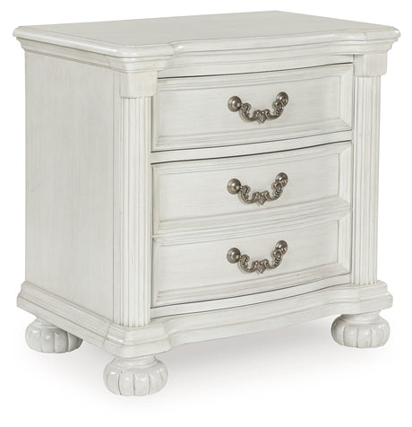 Montelaine Antique White Nightstand - B795-93