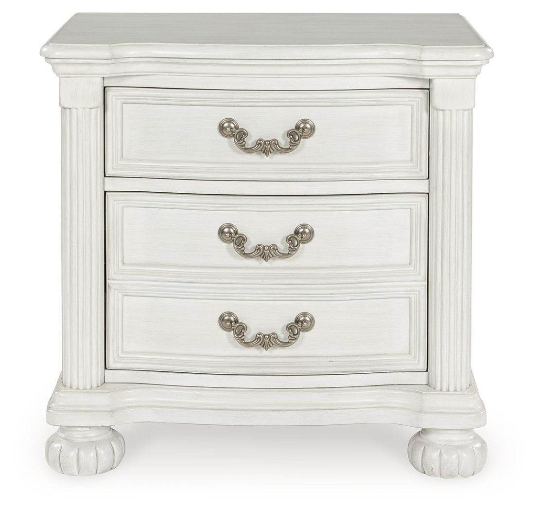 Montelaine Antique White Nightstand - B795-93