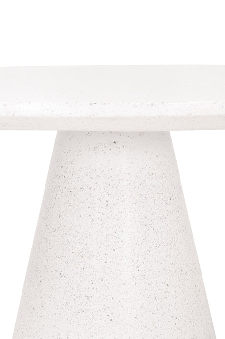 Monterey 55" Round Dining Table in Ivory Terrazzo Concrete - 4629.IVO-TER