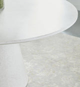 Monterey 55" Round Dining Table in Ivory Terrazzo Concrete - 4629.IVO-TER