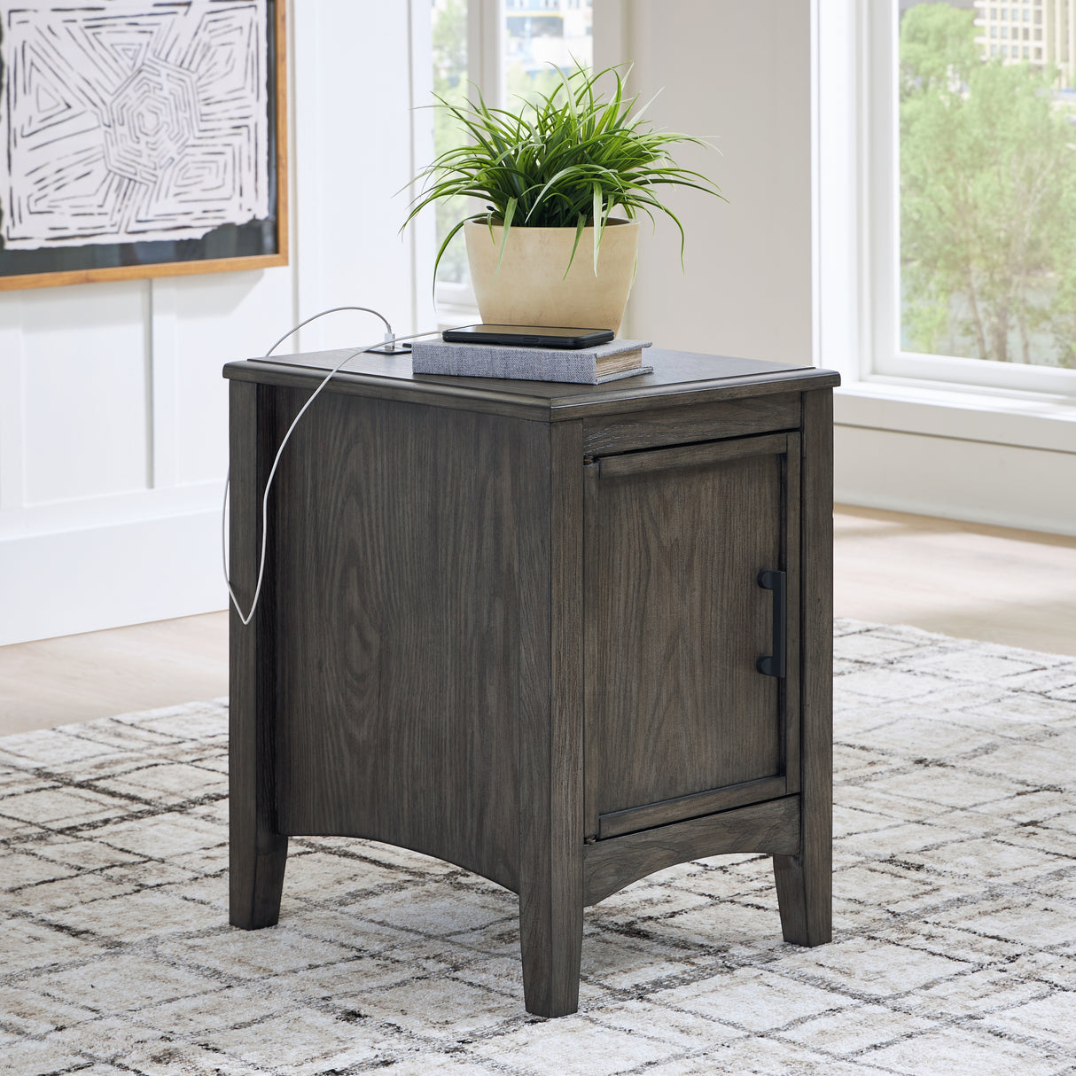 Montillan Coffee Table with 1 End Table in Grayish Brown - PKG015854