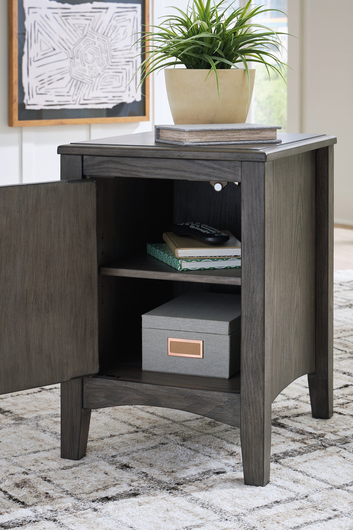 Montillan Coffee Table with 1 End Table in Grayish Brown - PKG015854