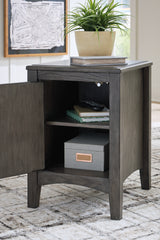 Montillan Coffee Table with 2 End Tables in Grayish Brown - PKG015855