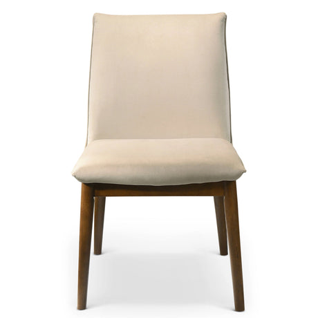 Monza Beige Velvet Dining Chair (Set Of 2) - DCH00403301