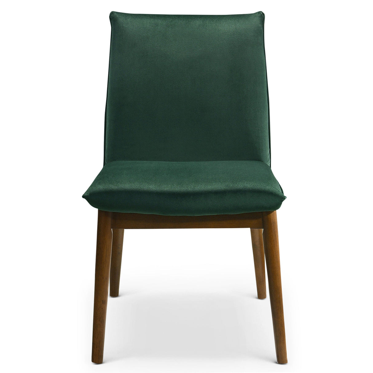 Monza Dark Green Velvet Dining Chair (Set Of 2) - DCH00403302