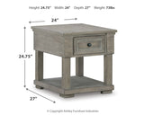 Moreshire Coffee Table with 1 End Table in Bisque - PKG014964