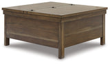 Moriville Coffee Table with 2 End Tables in Grayish Brown from Ashley - Luna Furniture