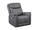 Morrison Dual-Power Recliner, Stone from Steve Silver - Luna Furniture