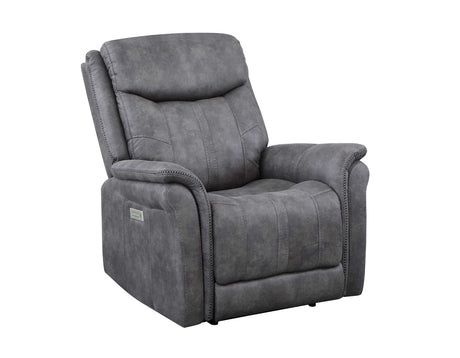 Morrison Dual-Power Recliner, Stone - MOR950CS