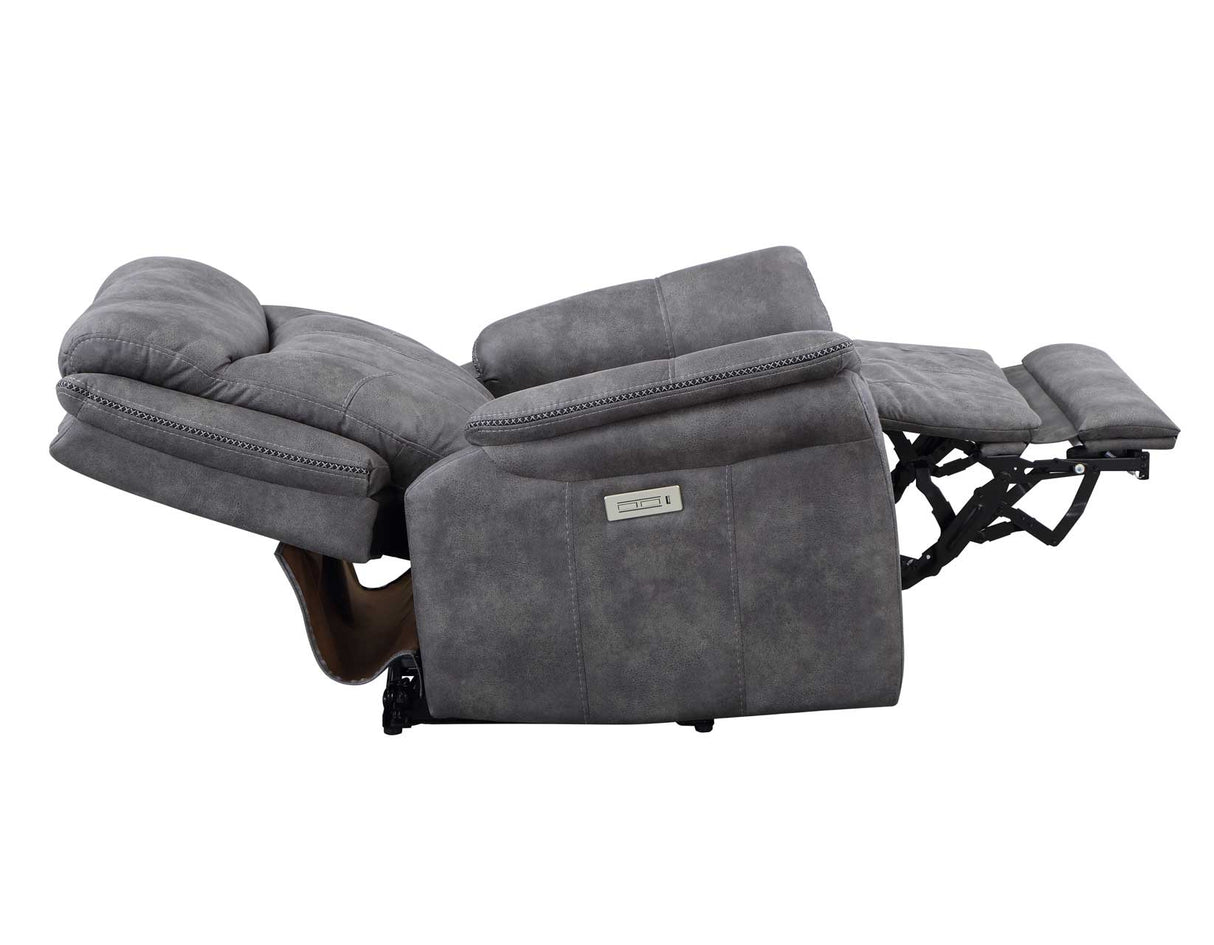 Morrison Dual-Power Recliner, Stone from Steve Silver - Luna Furniture