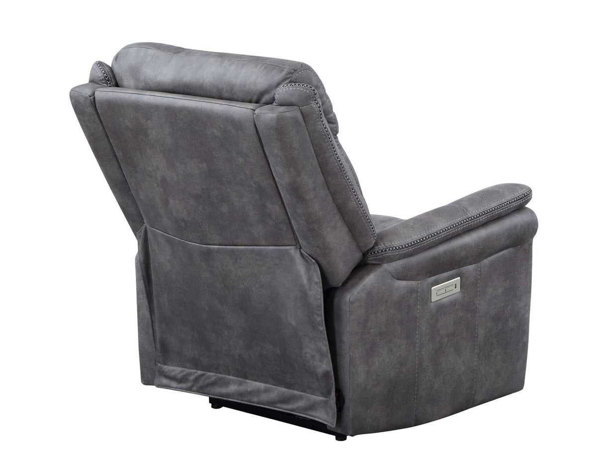 Morrison Dual-Power Recliner, Stone from Steve Silver - Luna Furniture