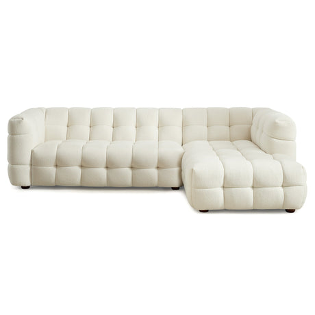 Morrison Right Sectional Sofa (Cream Boucle) - AFC02078 - 