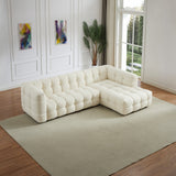 Morrison Right Sectional Sofa (Cream Boucle) - AFC02078 - 