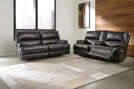 Mountainous Sofa and Loveseat in Eclipse - PKG018552