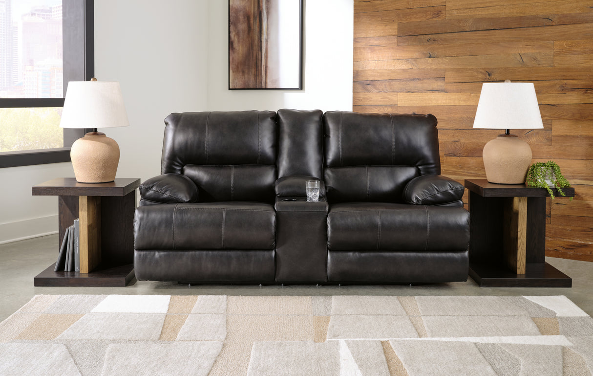 Mountainous Sofa, Loveseat and Recliner in Eclipse - PKG018553