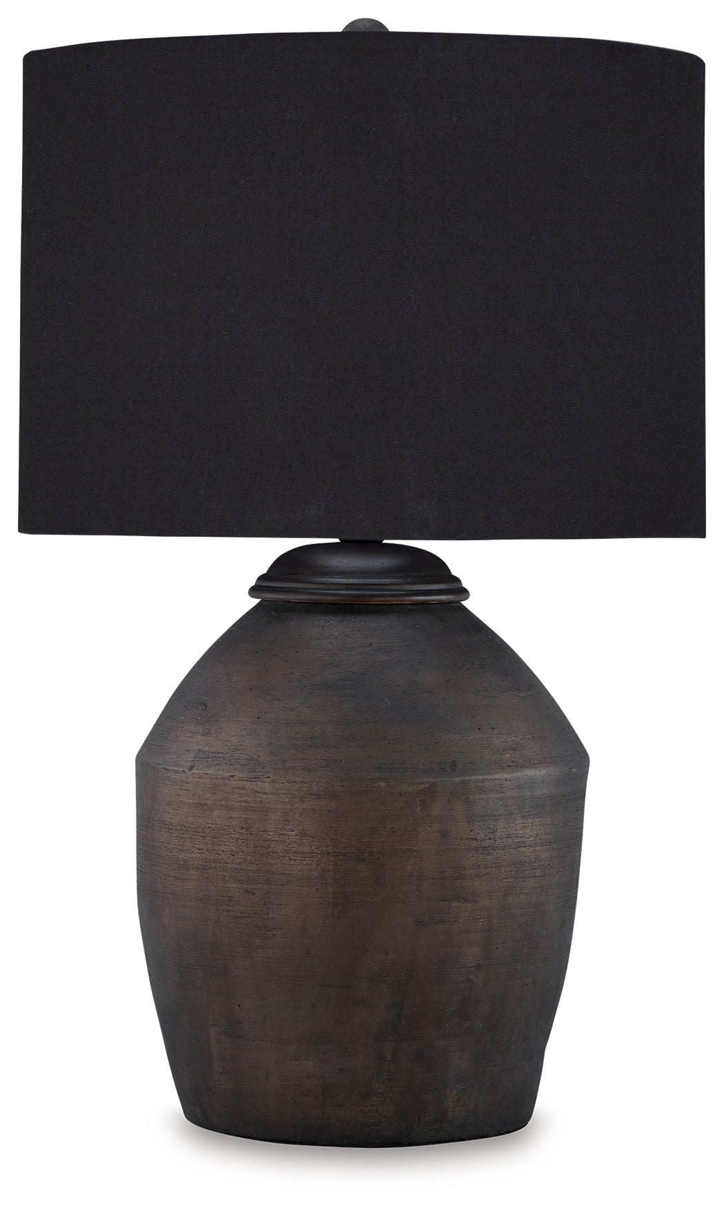 Naareman 2-Piece Table Lamp Set in Metallic Black - PKG019343