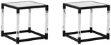 Nallynx 2 End Tables in Metallic Gray from Ashley - Luna Furniture