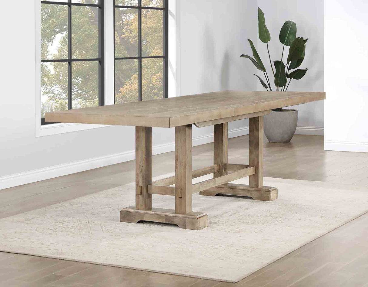 Napa 108-Inch Counter Table with/2 18-inch Leaves, Sand - NP600PTS