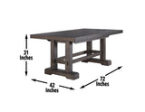 Napa 108-inch Dining Table with 2/18-inch Leaves from Steve Silver - Luna Furniture