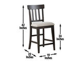 Napa 24″ Counter Stool, Set of 2 - NP600CC