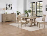 Napa 5-Piece 72-108-inch Dining Set, Sand(Table & 4 Side Chairs) - SET | NP500TS | NP500SS(4)